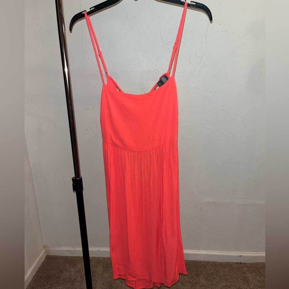 Spaghetti strap open back sundress